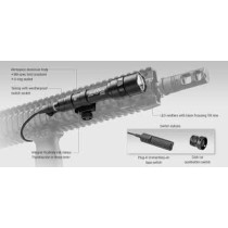Zbraňová svítilna LED SUREFIRE M600 ULTRA SCOUT (500lm)