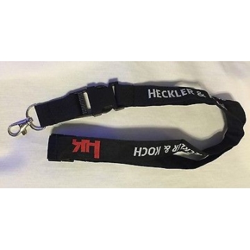 Klíčenka na krk / Šňůrka na krk (Lanyard) HECKLER & KOCH černá