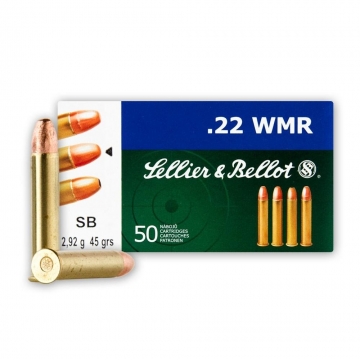 Náboj .22 WMR - FMJ 2,92g (45grs) Sellier & Bellot