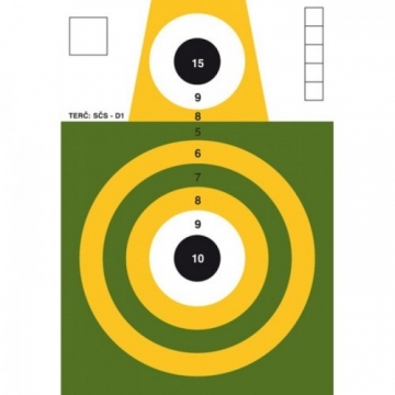 Terč SČS - D1 - papoušek