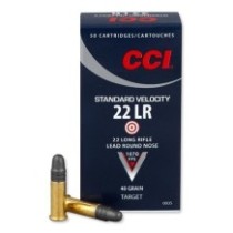 CCI, Standard velocity, 22LR, 40 grain