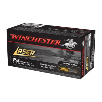 Náboj .22 LR Laser Hollow Point 2,4 g (37,5 grs) Winchester