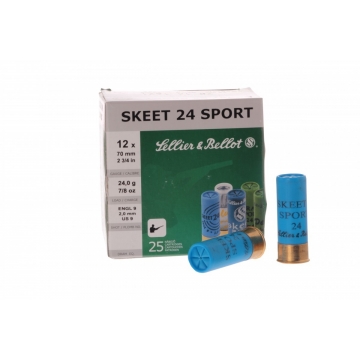 Brokové náboje SKEET 24 SPORT 12/70 (2 mm) Sellier & Bellot