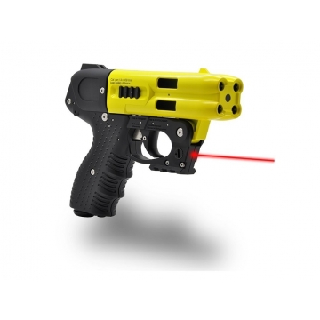 Obranná (pepřová) pistole Piexon JPX4 JET DEFENDER, žlutý (+laser)