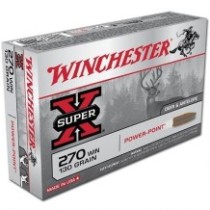 Wincester náboj SUPER X POWER-POINT 270 WIN 130 GRAIN
