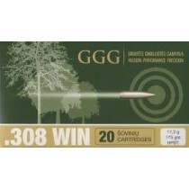 Náboj GGG .308 WIN - HPBT 175 gr (11,34 g) Siera MartchKing