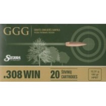 Náboj GGG .308 WIN - HPBT 190 gr (12,31g) Sierra MatchKing