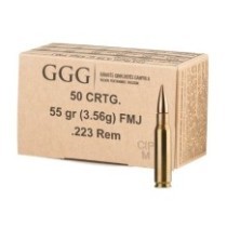 Náboj GGG .223REM, 55 gr (3,56g) FMJ