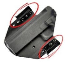Kydexové pouzdro Glock 17+ TLR8/pravé