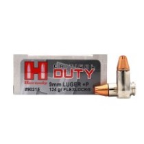 Náboj Hornady, Critical Duty LE, 9mm Luger+P, 124GR, Flex Lock Duty