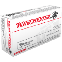 Náboj Winchester 9mm LUGER - FMJ