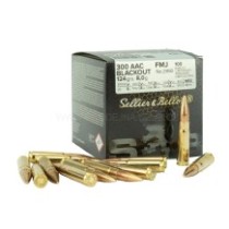 Náboj SELLIER&BELLOT .300 AAC Blackout FMJ 124gr - 100ks