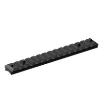 JKN Weaver - picatinny lišta pro kulovnice Savage mod. 110 - ocelová - krátká, s pouzdrem závěru se závity UNS 8-40