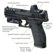 Pistole WALTHER PDP Full size  4", 9mm