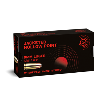 Náboj GECO 9mm Luger JHP,...