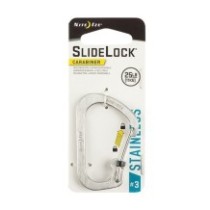 Nite Ize SlideLock Stainless Steel Ocelová karabina s pojistkou-nerez