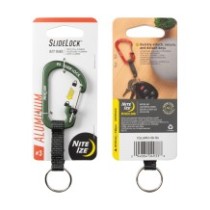 Klíčenka Nite Ize SlideLock Key Ring Aluminum - zelená
