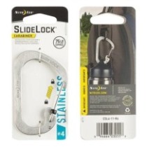 Nite Ize SlideLock Stainless Steel Ocelová karabina s pojistkou-nerez